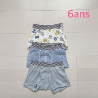 プチバトー(PETIT BATEAU)のプチバトー　トランクス3枚組　6ans (下着)