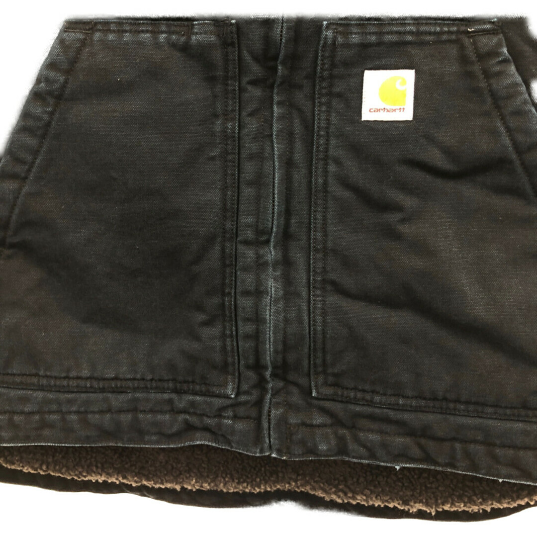 carhartt(カーハート)のCarhartt カーハート ダック ボア ベスト ブラック (メンズ L) 中古 古着 Q6807 メンズのトップス(ベスト)の商品写真