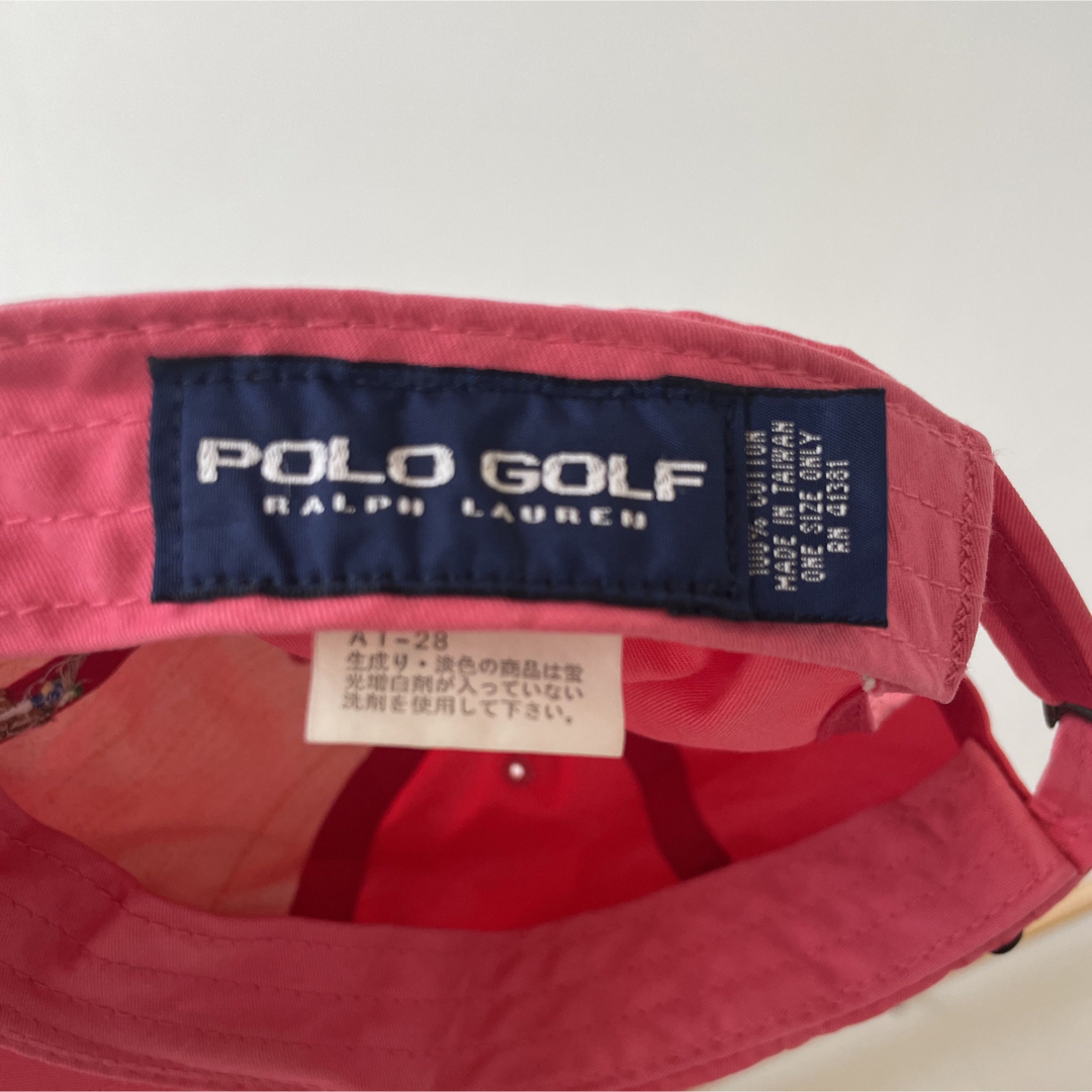 POLO RALPH LAUREN(ポロラルフローレン)のラルフローレン　キャップ　赤　ロゴ レディースの帽子(キャップ)の商品写真