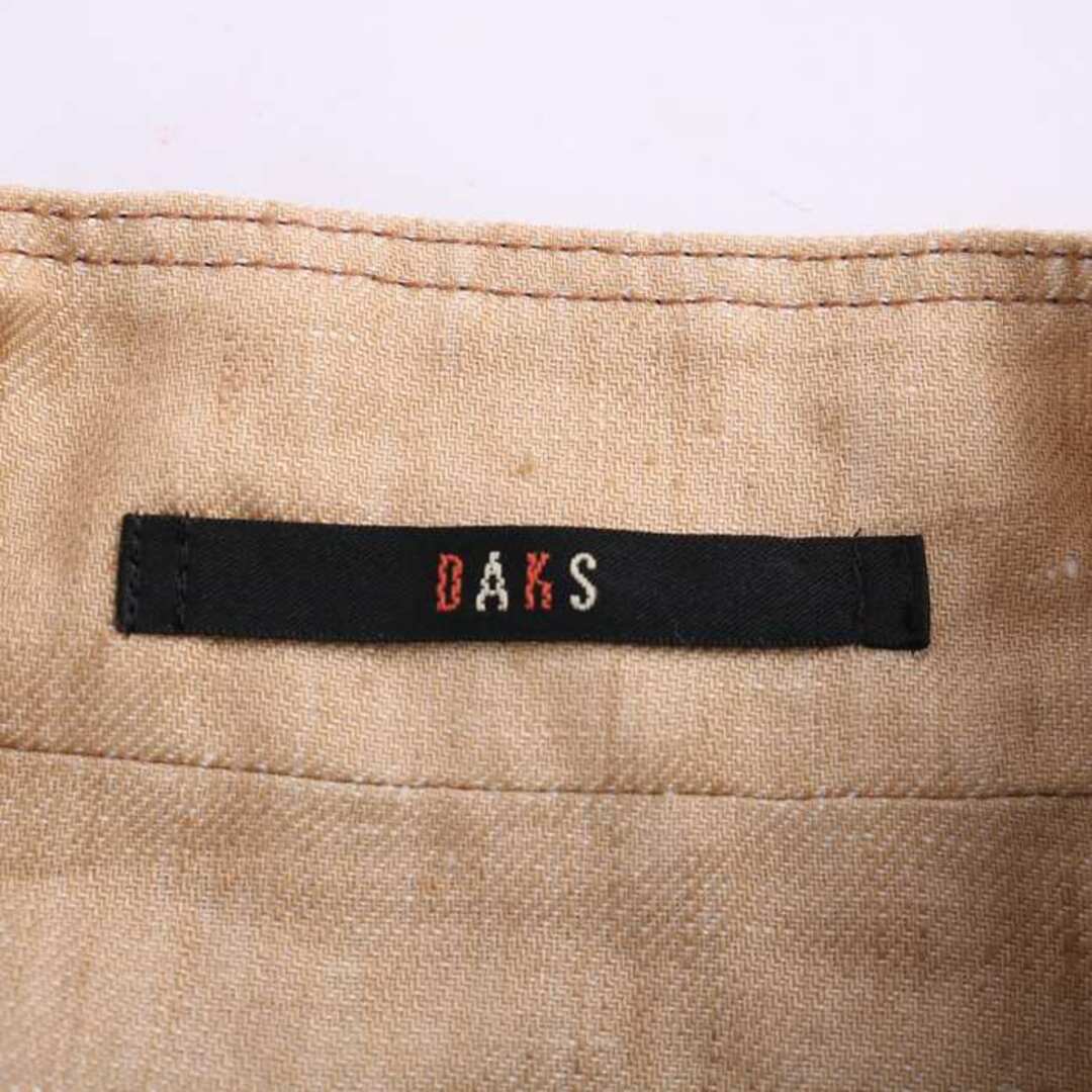 DAKS(ダックス)のダックス テーラードジャケット アウター ブルゾン レディース 38サイズ ベージュ DAKS レディースのジャケット/アウター(テーラードジャケット)の商品写真