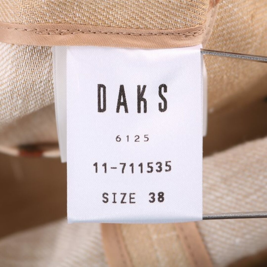 DAKS(ダックス)のダックス テーラードジャケット アウター ブルゾン レディース 38サイズ ベージュ DAKS レディースのジャケット/アウター(テーラードジャケット)の商品写真