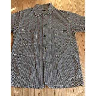 oshkosh オシュコシュ　ヒッコリー カバーオール USA  古着  XL (カバーオール)