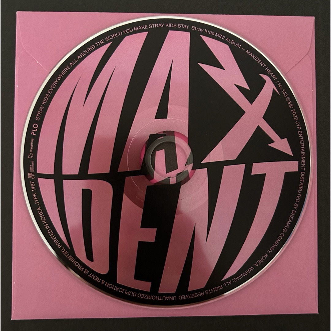 StrayKids MAXIDENT アルバム CD 未再生 エンタメ/ホビーのCD(K-POP/アジア)の商品写真