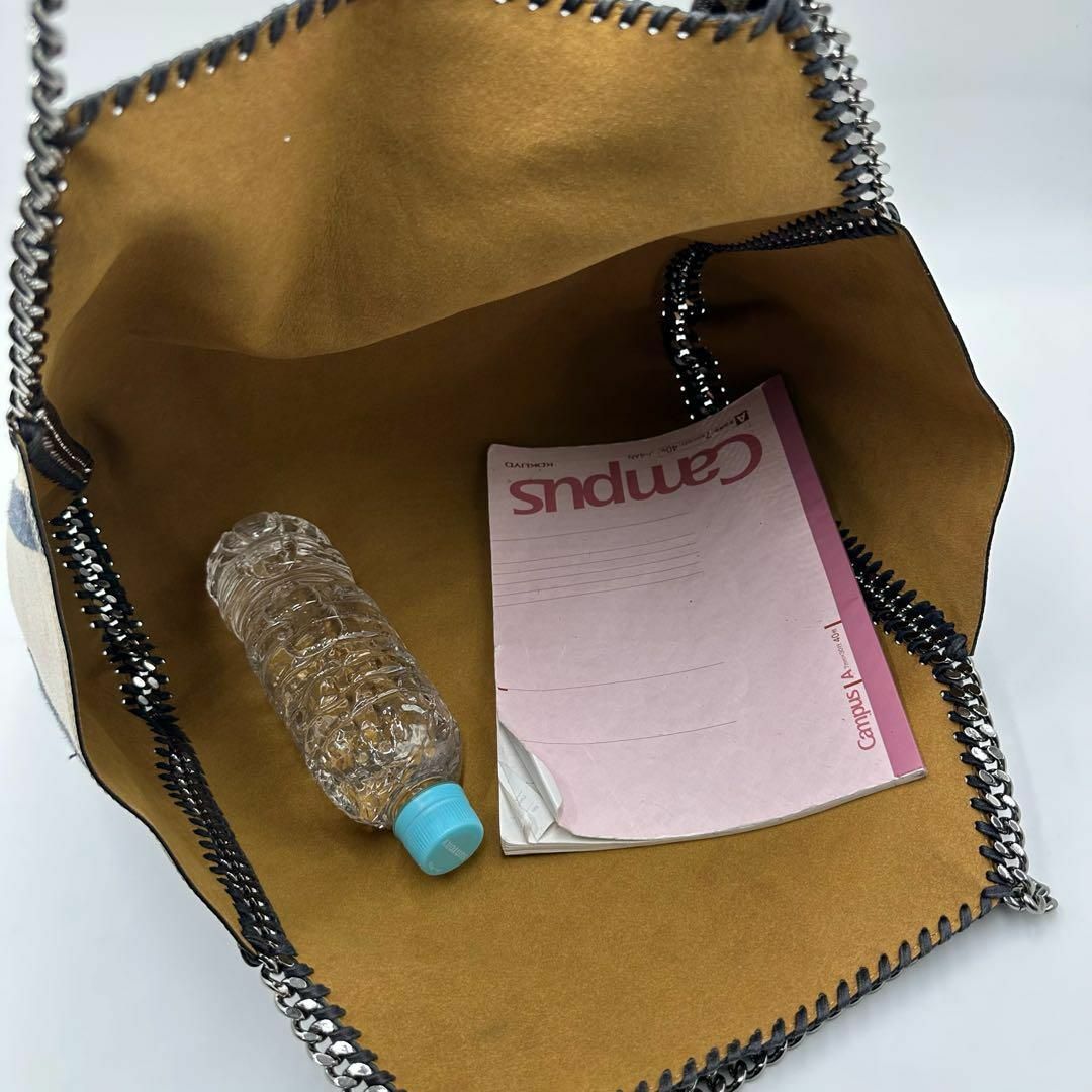 Stella McCartney(ステラマッカートニー)の未使用級 ステラマッカートニー ファラベラ リバーシブルトート ストライプデニム レディースのバッグ(トートバッグ)の商品写真