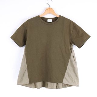 UNITED ARROWS green label relaxing - グリーンレーベルリラクシング 半袖Ｔシャツ トップス カットソー レディース ﾌﾘｰサイズ カーキ green label relaxing