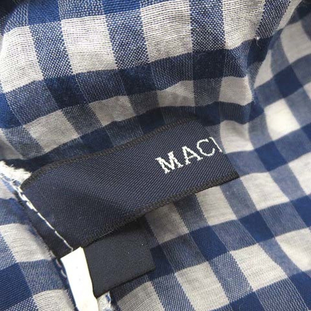 MACPHEE(マカフィー)のマカフィートゥモローランド ワンピース フレア ギンガムチェック ハーフボタンM レディースのワンピース(ひざ丈ワンピース)の商品写真