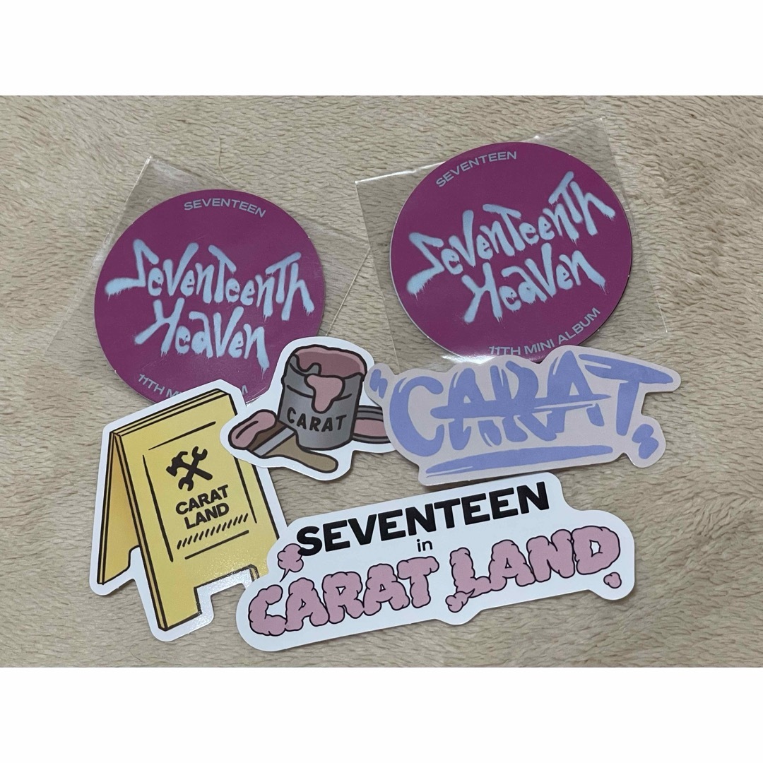 SEVENTEEN(セブンティーン)のseventeen ステッカー エンタメ/ホビーのタレントグッズ(アイドルグッズ)の商品写真