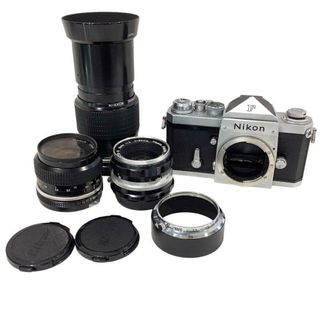 ニコン(Nikon)のニコン（Nikon）F ジャンクカメラ フィルムカメラ 一眼レフ レンズ セット 現状品 ボディ 35mm 50mm 200mm 【中古】KB-8444(フィルムカメラ)