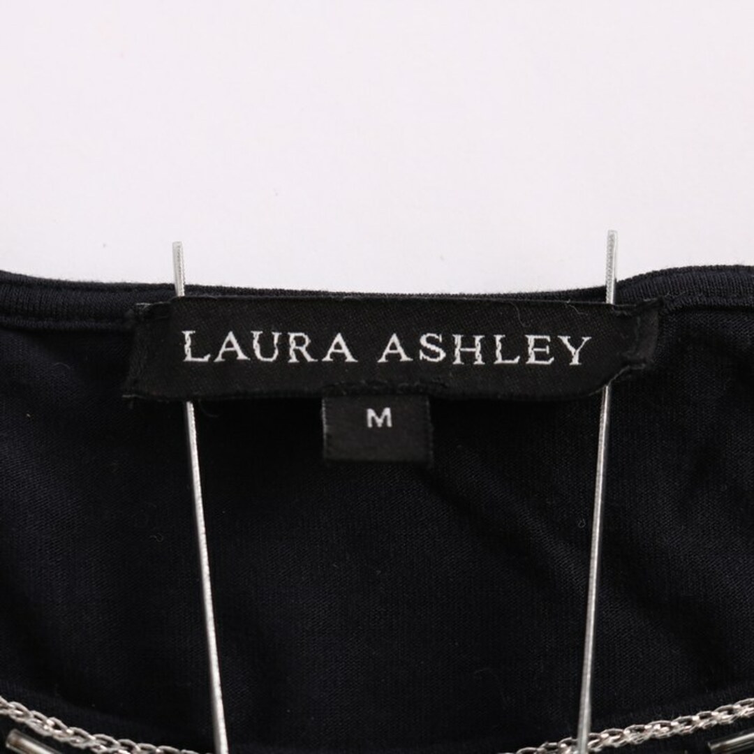 LAURA ASHLEY(ローラアシュレイ)のローラアシュレイ 半袖Ｔシャツ トップス カットソー レディース Mサイズ ネイビー Laura Ashley レディースのトップス(Tシャツ(半袖/袖なし))の商品写真