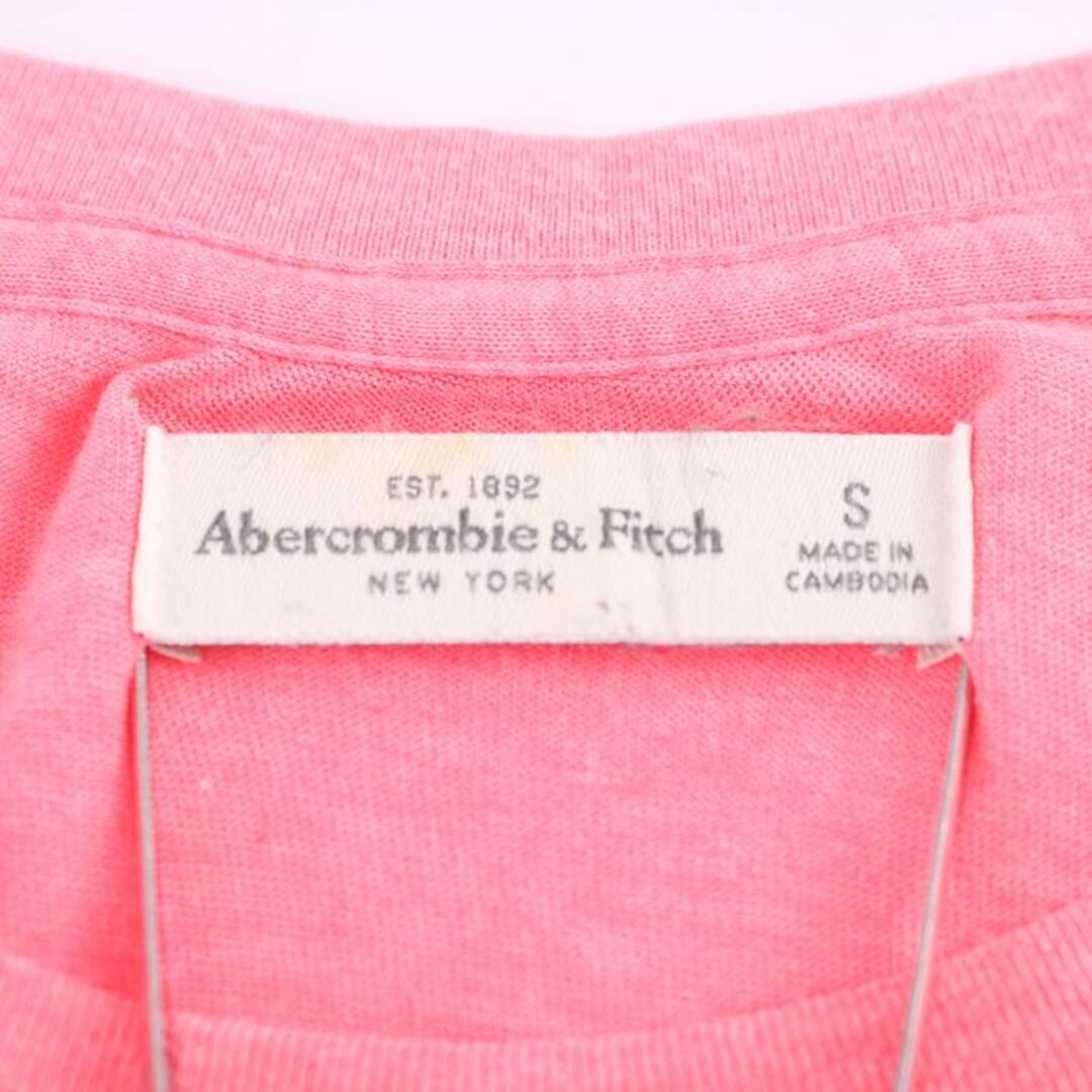 Abercrombie&Fitch(アバクロンビーアンドフィッチ)のアバークロンビーアンドフィッチ 半袖Ｔシャツ トップス レディース Sサイズ ピンク Abercrombie&Fitch レディースのトップス(Tシャツ(半袖/袖なし))の商品写真