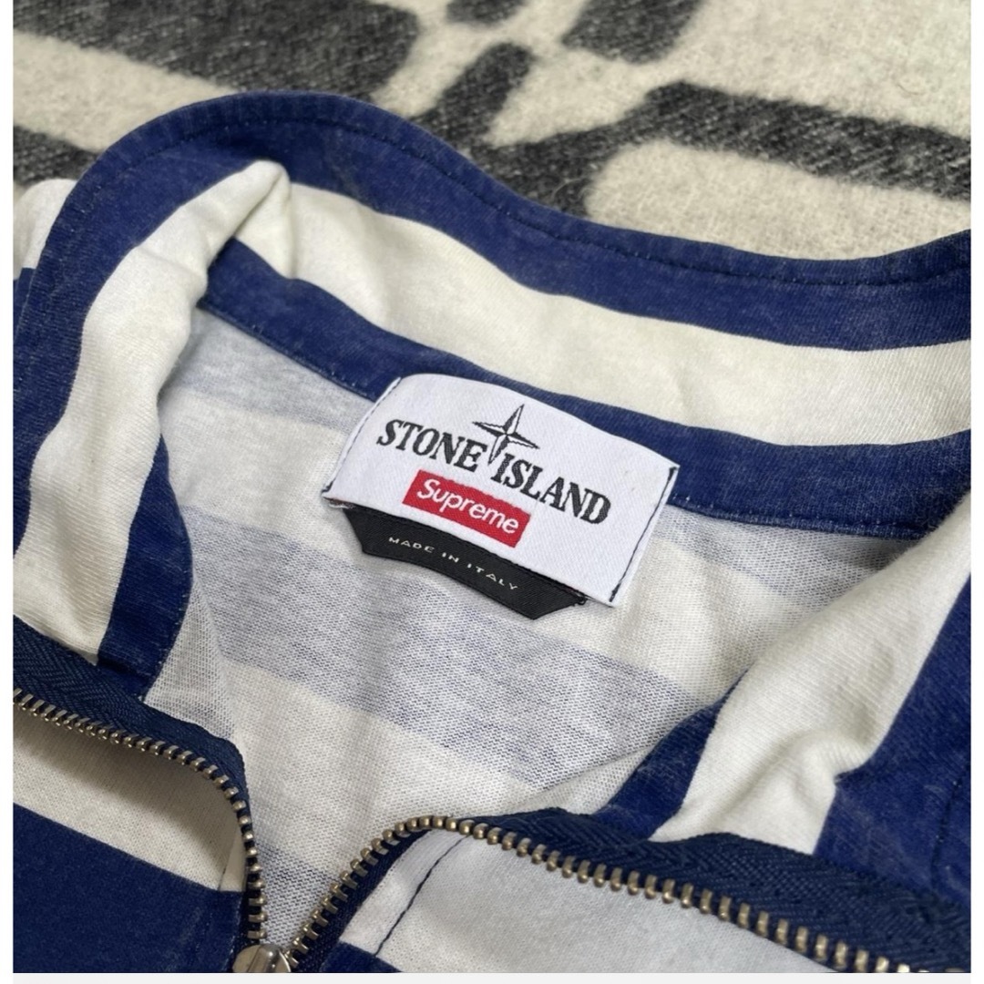 Supreme(シュプリーム)のstone island supreme  2014 zip stripe メンズのトップス(Tシャツ/カットソー(七分/長袖))の商品写真