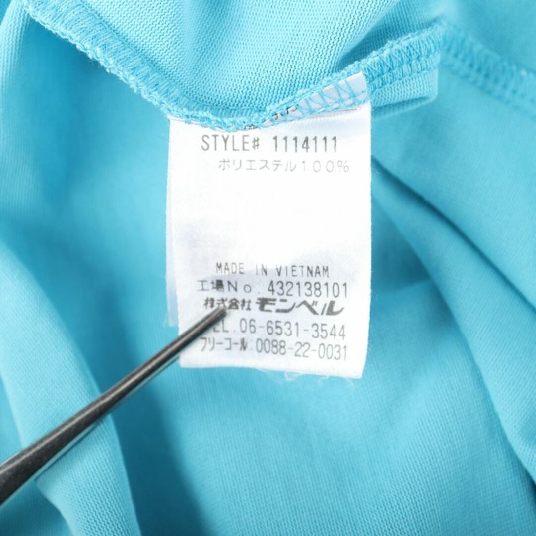 mont bell(モンベル)のモンベル 半袖Ｔシャツ トップス アウトドア レディース Lサイズ ブルー mont-bell レディースのトップス(Tシャツ(半袖/袖なし))の商品写真