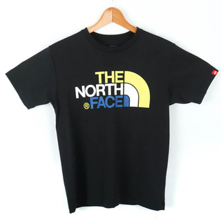 ザノースフェイス(THE NORTH FACE)のザノースフェイス 半袖Ｔシャツ トップス アウトドア メンズ Sサイズ ブラック THE NORTH FACE(Tシャツ/カットソー(半袖/袖なし))