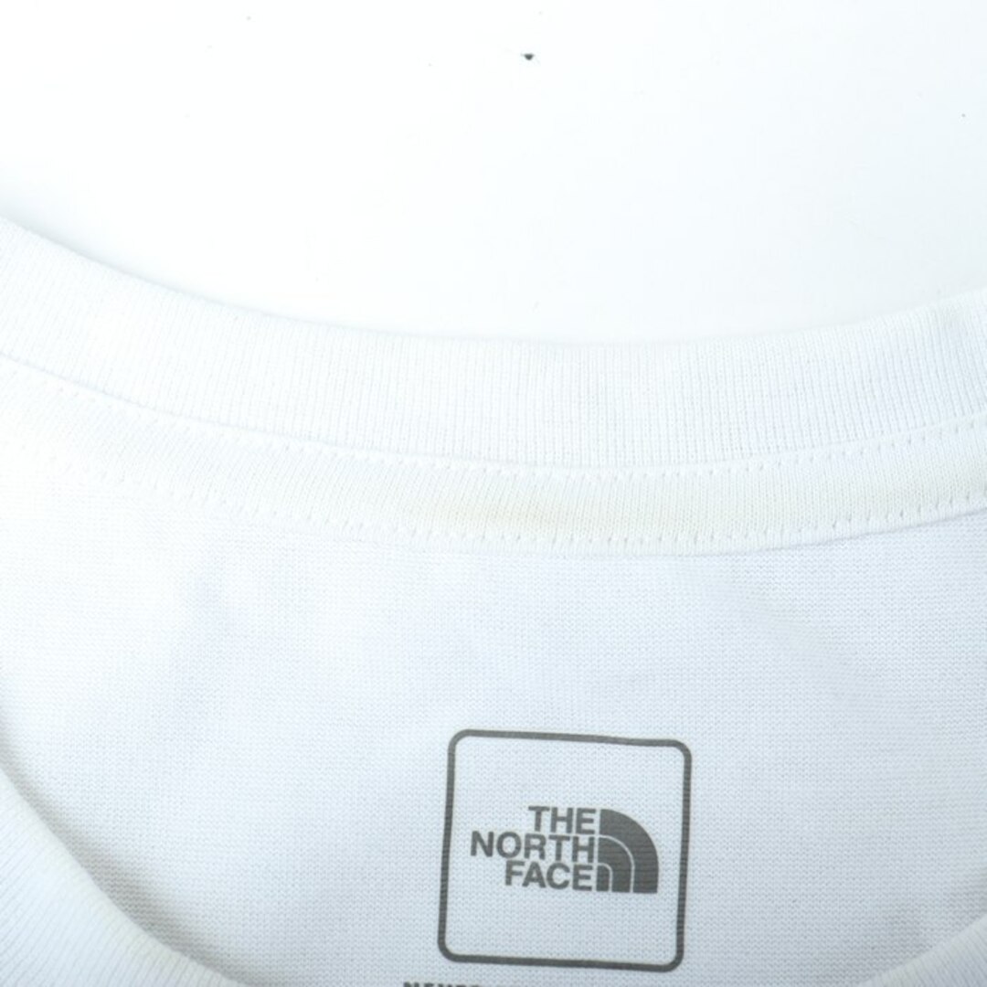 THE NORTH FACE(ザノースフェイス)のザノースフェイス 半袖Ｔシャツ トップス アウトドア メンズ Mサイズ ホワイト THE NORTH FACE メンズのトップス(Tシャツ/カットソー(半袖/袖なし))の商品写真