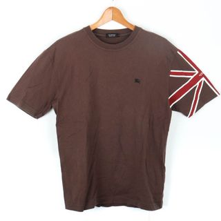 バーバリーブラックレーベル 半袖Ｔシャツ トップス 三陽商会 メンズ 3サイズ ブラウン BURBERRY BLACK LABEL