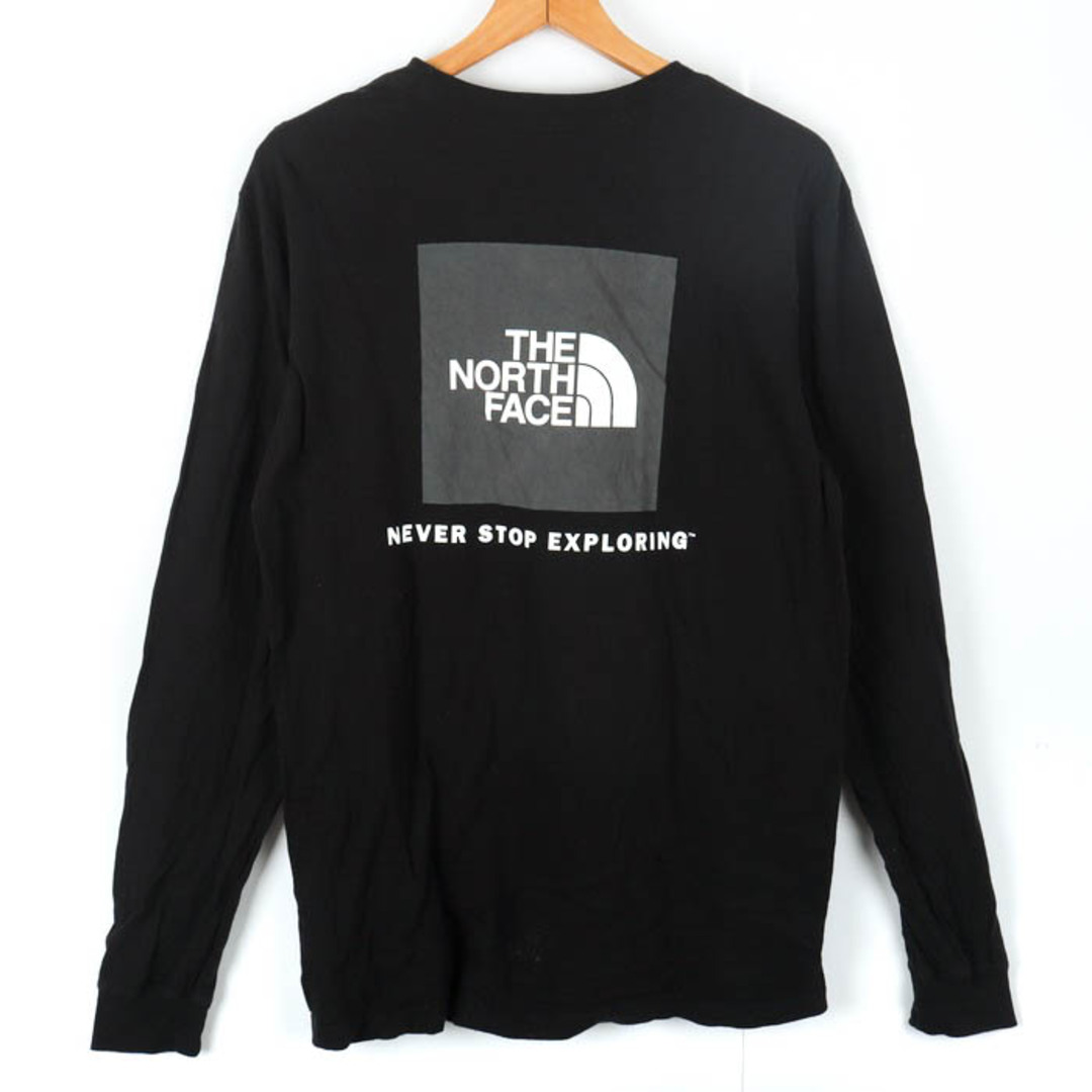 THE NORTH FACE(ザノースフェイス)のザノースフェイス 長袖Ｔシャツ トップス アウトドア メンズ Mサイズ ブラック THE NORTH FACE メンズのトップス(Tシャツ/カットソー(七分/長袖))の商品写真