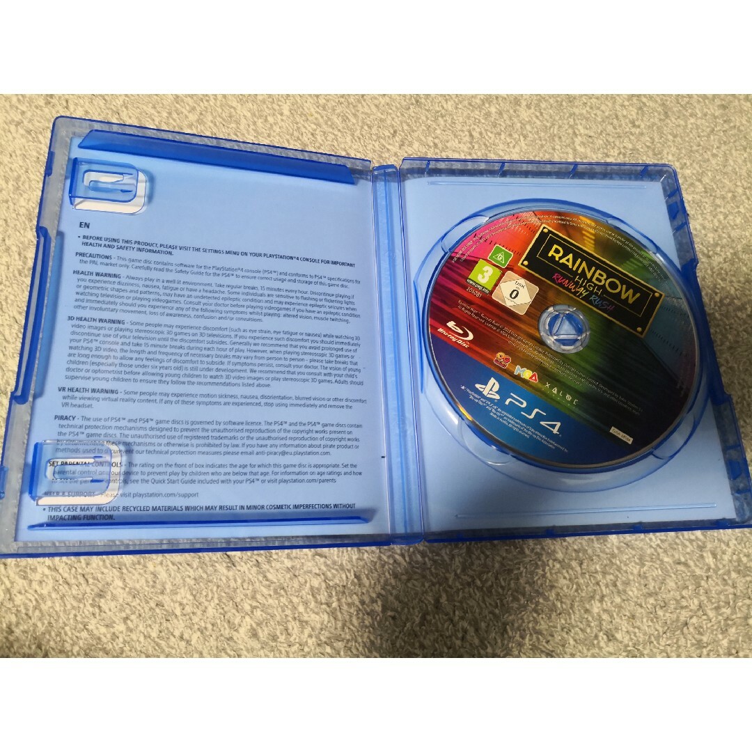 PlayStation4(プレイステーション4)の欧州版 レインボー ハイ ランウェイラッシュ RAINBOW HIGH エンタメ/ホビーのゲームソフト/ゲーム機本体(家庭用ゲームソフト)の商品写真