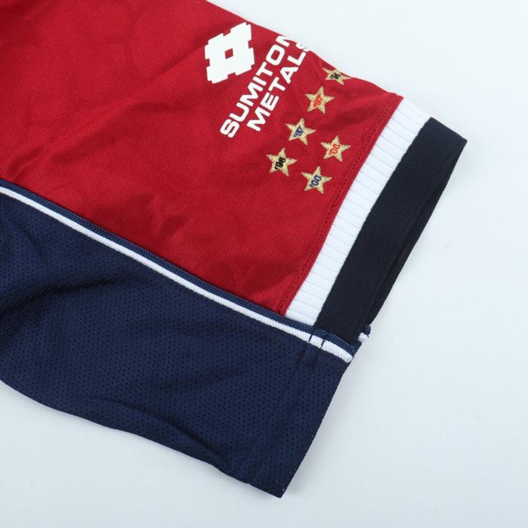 鹿島アントラーズ ユニフォーム トップス サッカーウエア スポーツウエア ゲームシャツ メンズ XOサイズ レッド Kashima Antlers メンズのトップス(Tシャツ/カットソー(半袖/袖なし))の商品写真