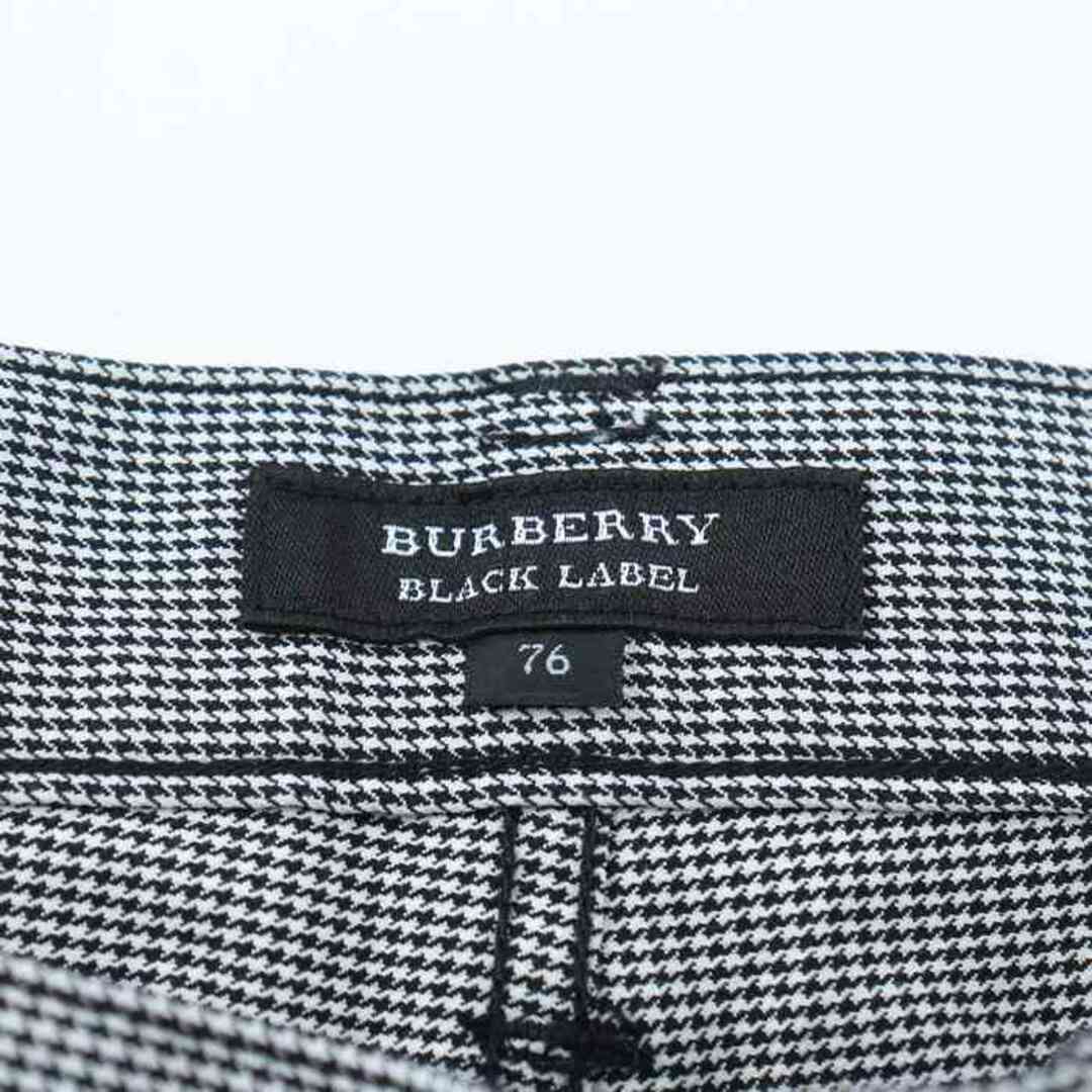 BURBERRY BLACK LABEL(バーバリーブラックレーベル)のバーバリーブラックレーベル デニムパンツ ボトムス ジーンズ チェック 三陽商会 メンズ 76サイズ ブラック BURBERRY BLACK LABEL メンズのトップス(ジャージ)の商品写真