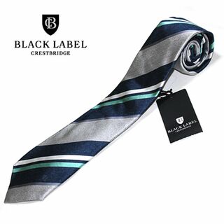 BLACK LABEL CRESTBRIDGE - 新品 ブラックレーベル クレストブリッジ ストライプ柄 ネクタイ 120-28