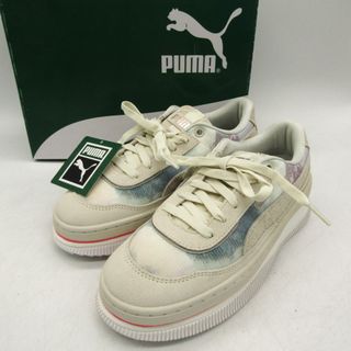 プーマ(PUMA)のプーマ スニーカー ローカット 未使用 厚底 37413301 シューズ 靴 レディース 24サイズ ベージュ PUMA(スニーカー)