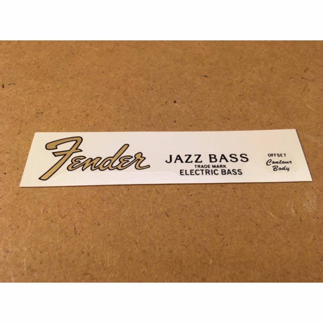 Fender(フェンダー)のFender Japan JAZZ BASS トラロゴ デカール 補修用 ③ 楽器のベース(エレキベース)の商品写真