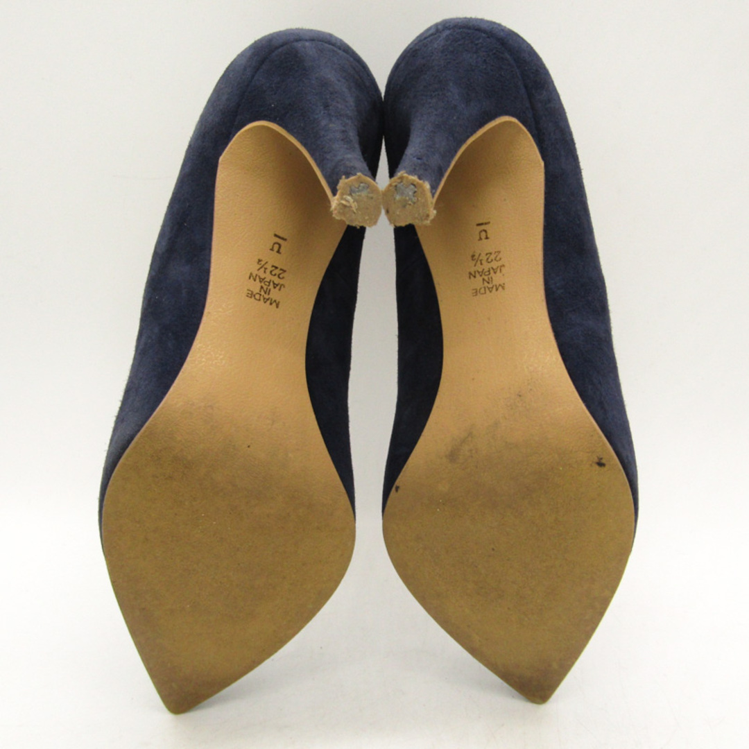 DIANA(ダイアナ)のダイアナ パンプス ポインテッドトゥ ハイヒール ブランド シューズ 靴 日本製 レディース 22.5サイズ ブルー DIANA レディースの靴/シューズ(ハイヒール/パンプス)の商品写真