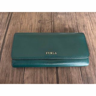 Furla - FURLAグリーン長財布