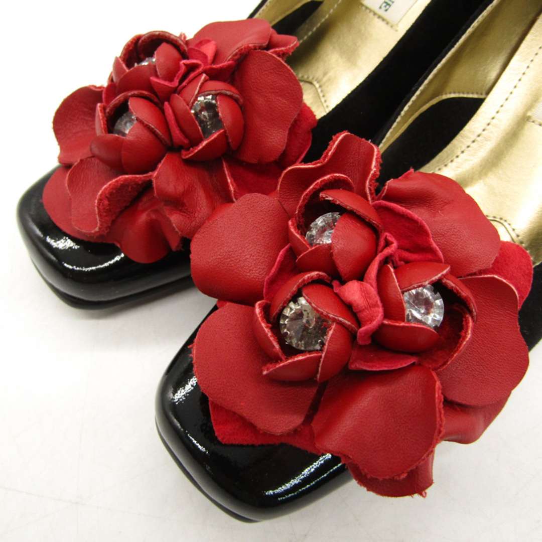 ラウラジャコーネ パンプス スクエアトゥ 未使用 ブランド シューズ 靴 黒 レディース 5サイズ ブラック LAURA GIACCONE レディースの靴/シューズ(ハイヒール/パンプス)の商品写真
