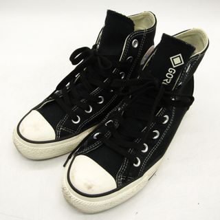 コンバース(CONVERSE)のコンバース スニーカー ハイカット オールスター 3130142 ゴアテックス シューズ 靴 黒 レディース 24.5サイズ ブラック CONVERSE(スニーカー)