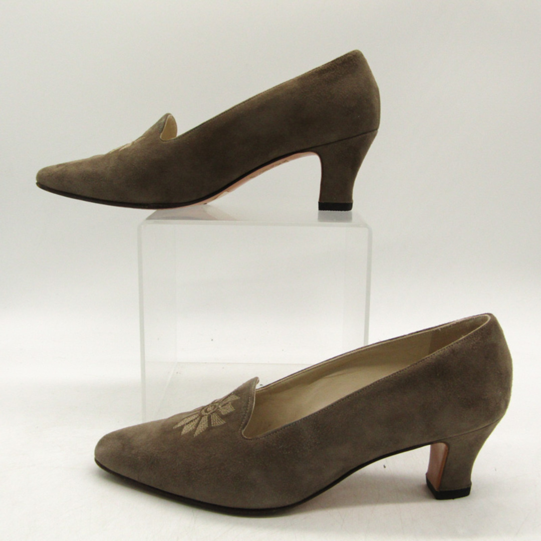 Bally(バリー)のバリー パンプス スウェード ブランド シューズ 靴 スイス製 レディース 3.5サイズ ベージュ BALLY レディースの靴/シューズ(ハイヒール/パンプス)の商品写真