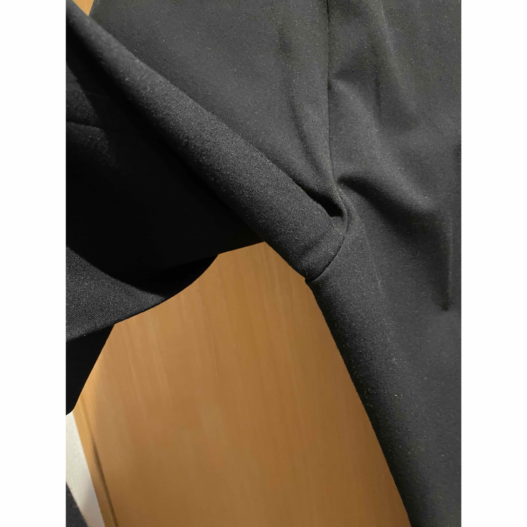 美品　レディース　スーツパンツ　黒　大きいサイズ　厚いタイプ レディースのパンツ(カジュアルパンツ)の商品写真