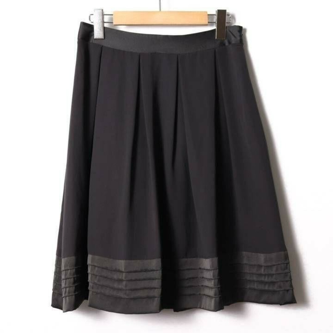 LAUTREAMONT(ロートレアモン)のLAUTREAMONT　ロートレアモン　ひざ丈スカート　黒　Size M レディースのスカート(ひざ丈スカート)の商品写真