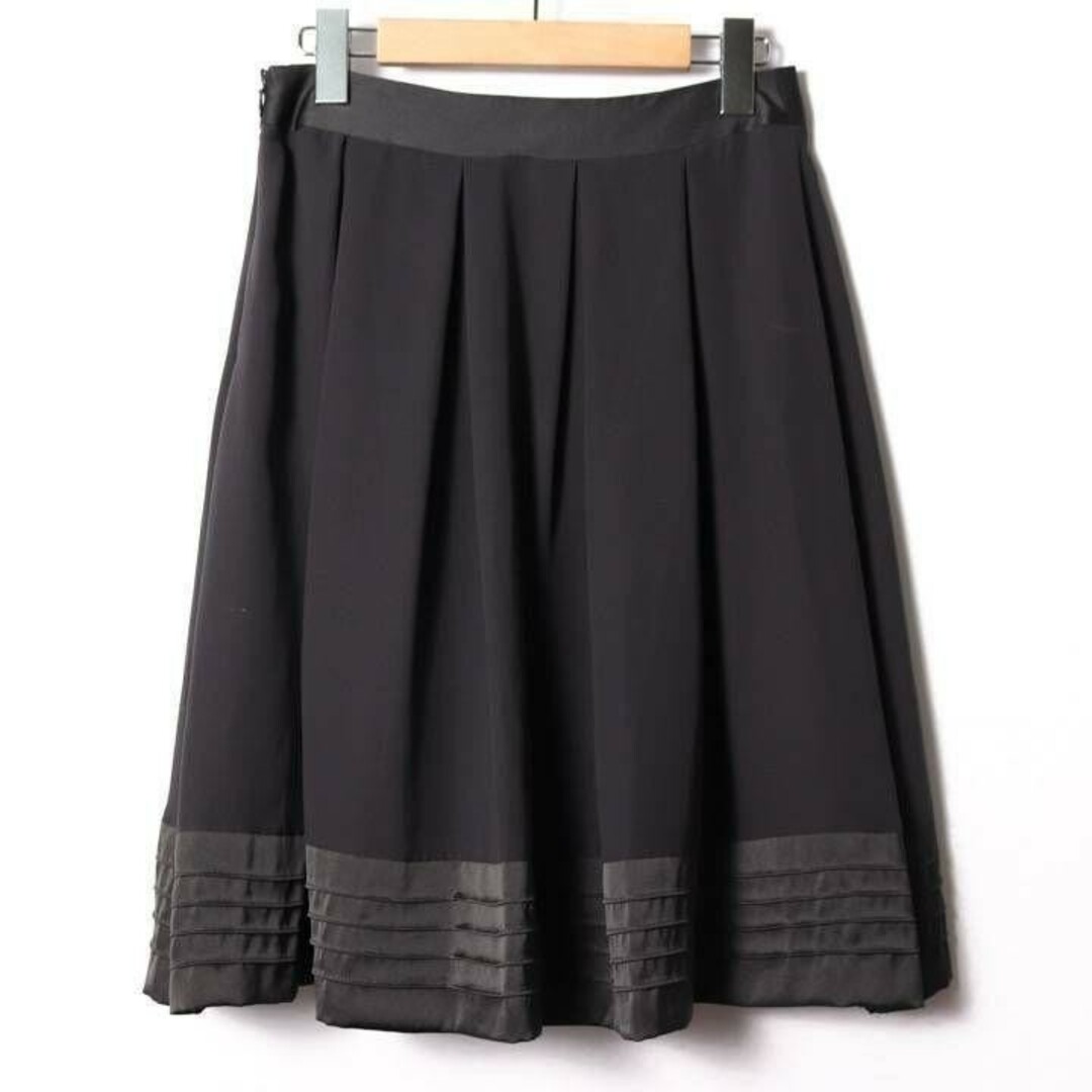 LAUTREAMONT(ロートレアモン)のLAUTREAMONT　ロートレアモン　ひざ丈スカート　黒　Size M レディースのスカート(ひざ丈スカート)の商品写真