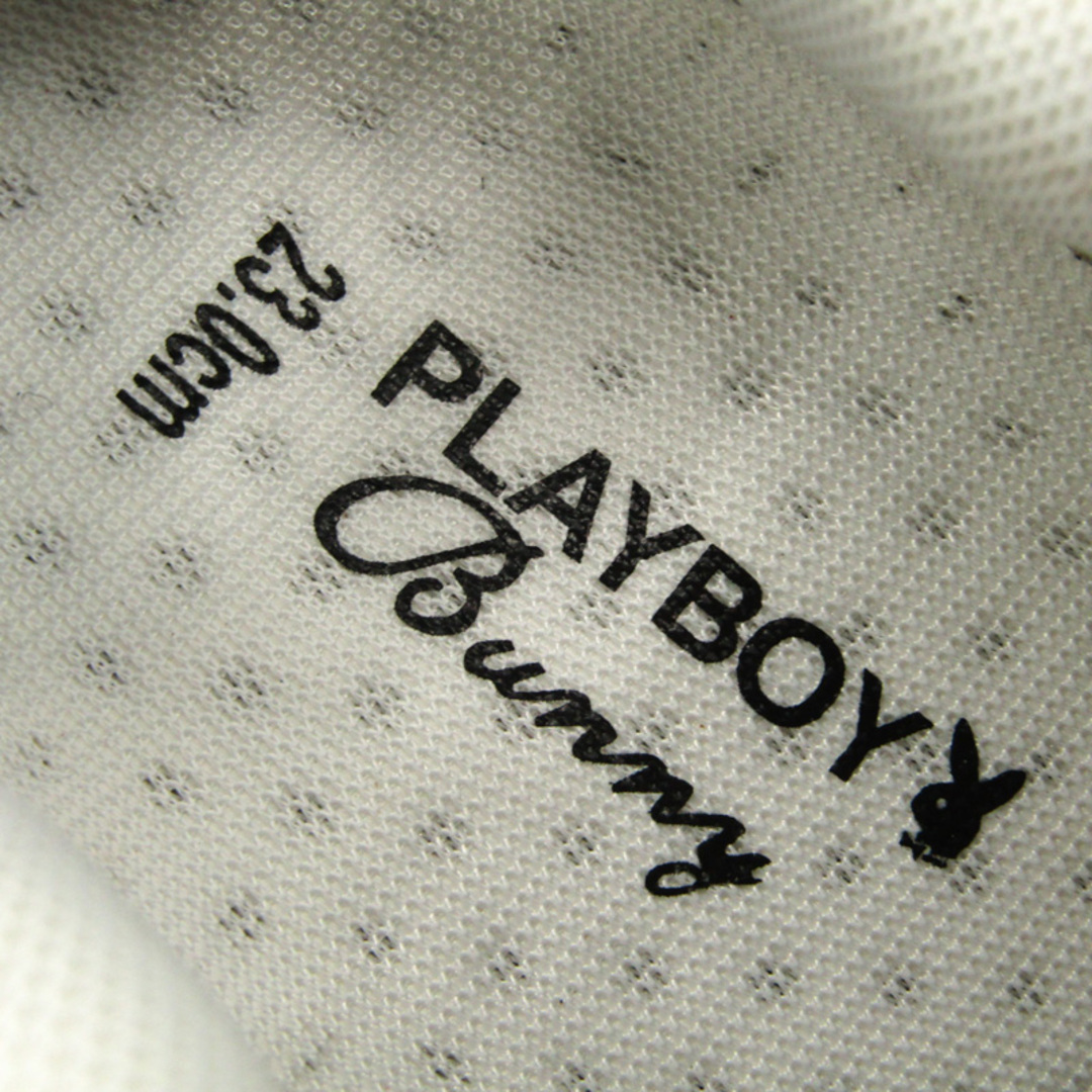 PLAYBOY(プレイボーイ)のプレイボーイ スニーカー ローカットブランド シューズ 靴 白 レディース 23サイズ ホワイト PLAYBOY レディースの靴/シューズ(スニーカー)の商品写真