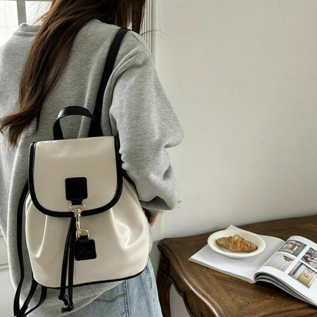 a【SALE】レディース バックリュック 韓国ファッション きれいめ レディースのバッグ(リュック/バックパック)の商品写真