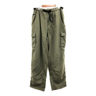 Columbia コロンビア ナイロン カーゴパンツ アウトドア カーキ (メンズ L) 中古 古着 Q6824