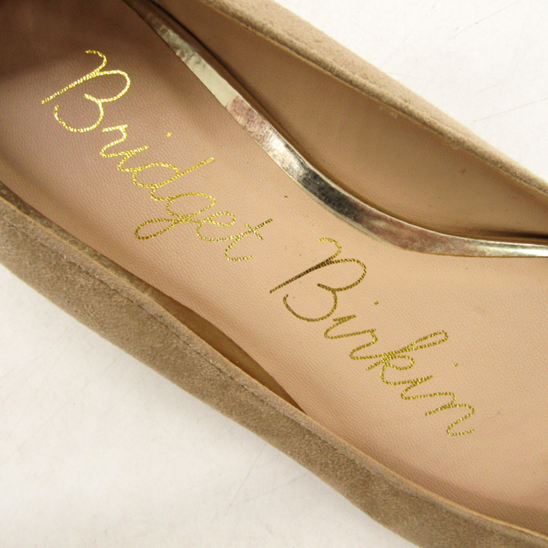 ブリジットバーキン パンプス フラットシューズ スウェード ブランド シューズ 靴 レディース 23.5サイズ ベージュ Bridget Birkin レディースの靴/シューズ(ハイヒール/パンプス)の商品写真