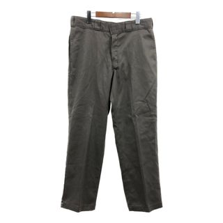 ディッキーズ(Dickies)のDickies ディッキーズ 874 ワークパンツ グレー (メンズ W34 L30) 中古 古着 Q6825(その他)