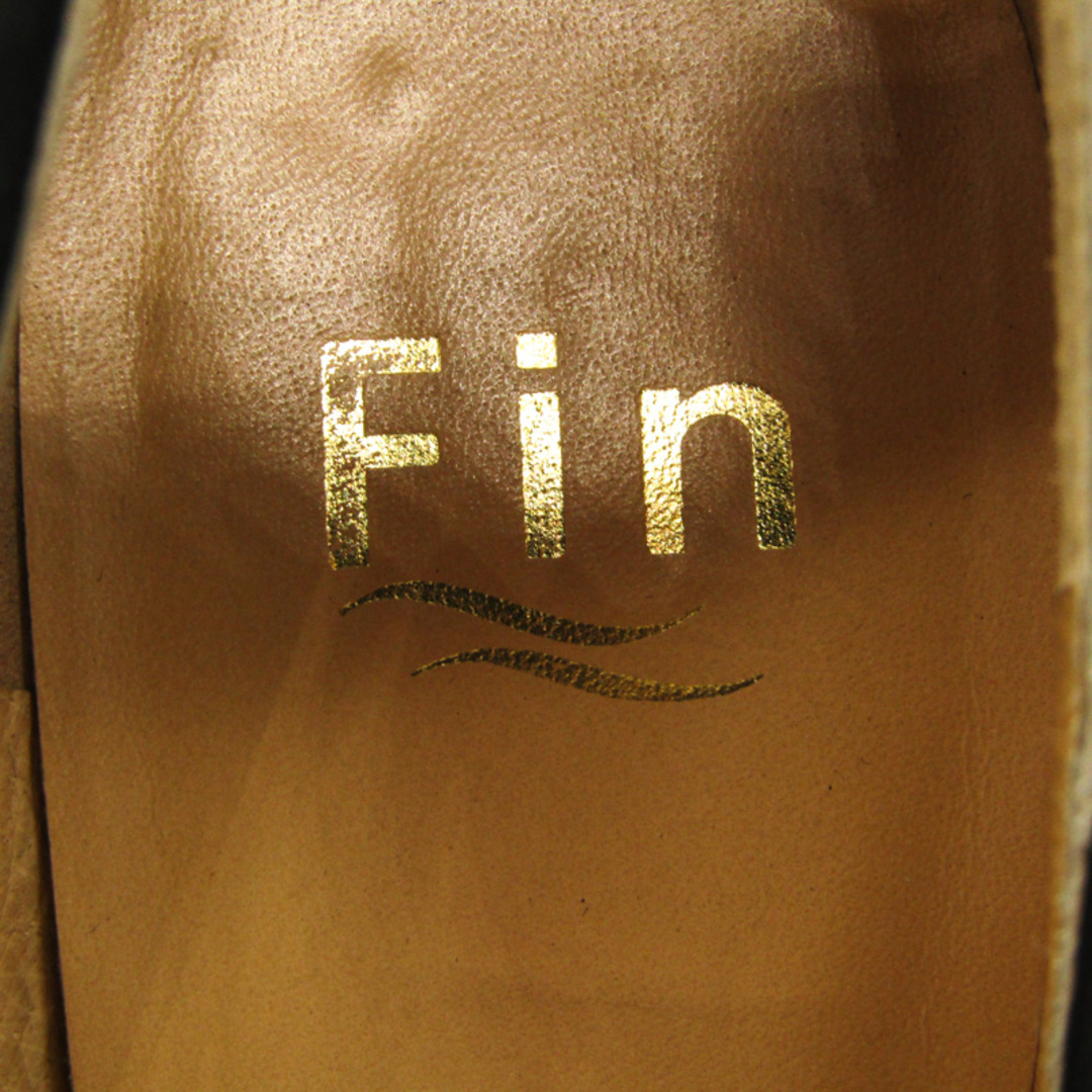 フィン ローファーパンプス ハイヒール スウェード ブランド シューズ 靴 黒 レディース 24サイズ ブラック Fin レディースの靴/シューズ(ハイヒール/パンプス)の商品写真