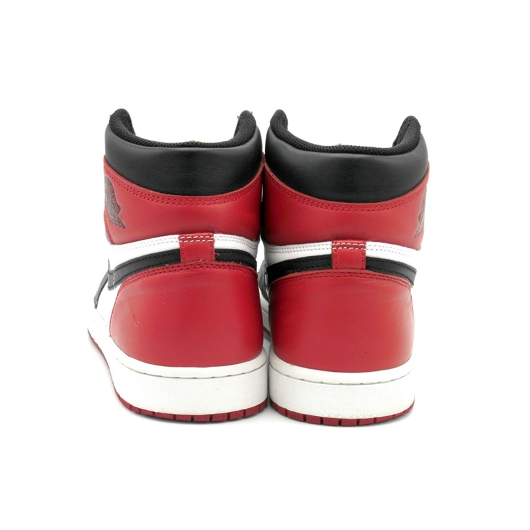 NIKE(ナイキ)のナイキ NIKE ■ 【 AIR JORDAN 1 RETRO HIGH OG Black Toe 2016 555088 125 】 エア ジョーダン 1 ハイ ブラック トゥ つま黒 2016年 スニーカー f22054 メンズの靴/シューズ(スニーカー)の商品写真