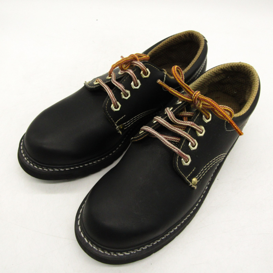 ワークブーツ モカシン ワークシューズ シューズ 靴 黒 メンズ 25.5サイズ ブラック BIGGUN メンズの靴/シューズ(スリッポン/モカシン)の商品写真