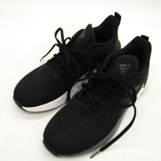 アディダス(adidas)のアディダス スニーカー ランニングシューズ ローカット レスポンススーパー FX4833 靴 黒 レディース 23サイズ ブラック adidas(スニーカー)