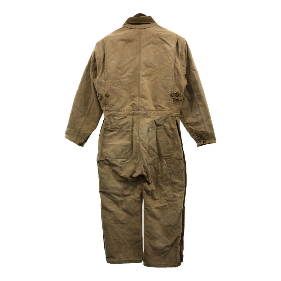 carhartt(カーハート)の80年代 USA製 Carhartt カーハート オールインワン ライトブラウン (メンズ 38 S) 中古 古着 Q6827 レディースのパンツ(オールインワン)の商品写真