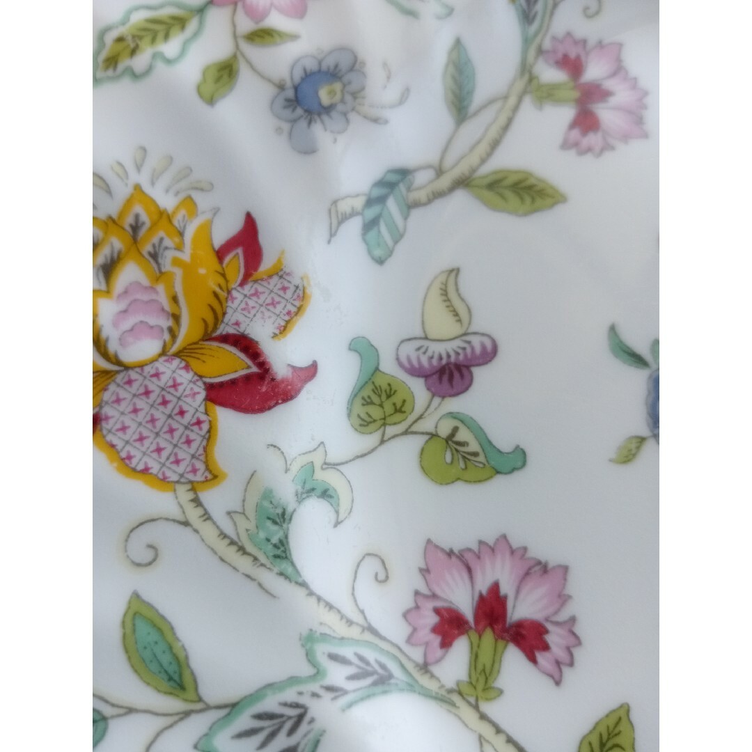 MINTON - ミントン ハドンホール グリーン 直径約20cm 植物柄 花 MINTON - ミントン ハドンホール グリーン 直径約20cm 植物柄 花