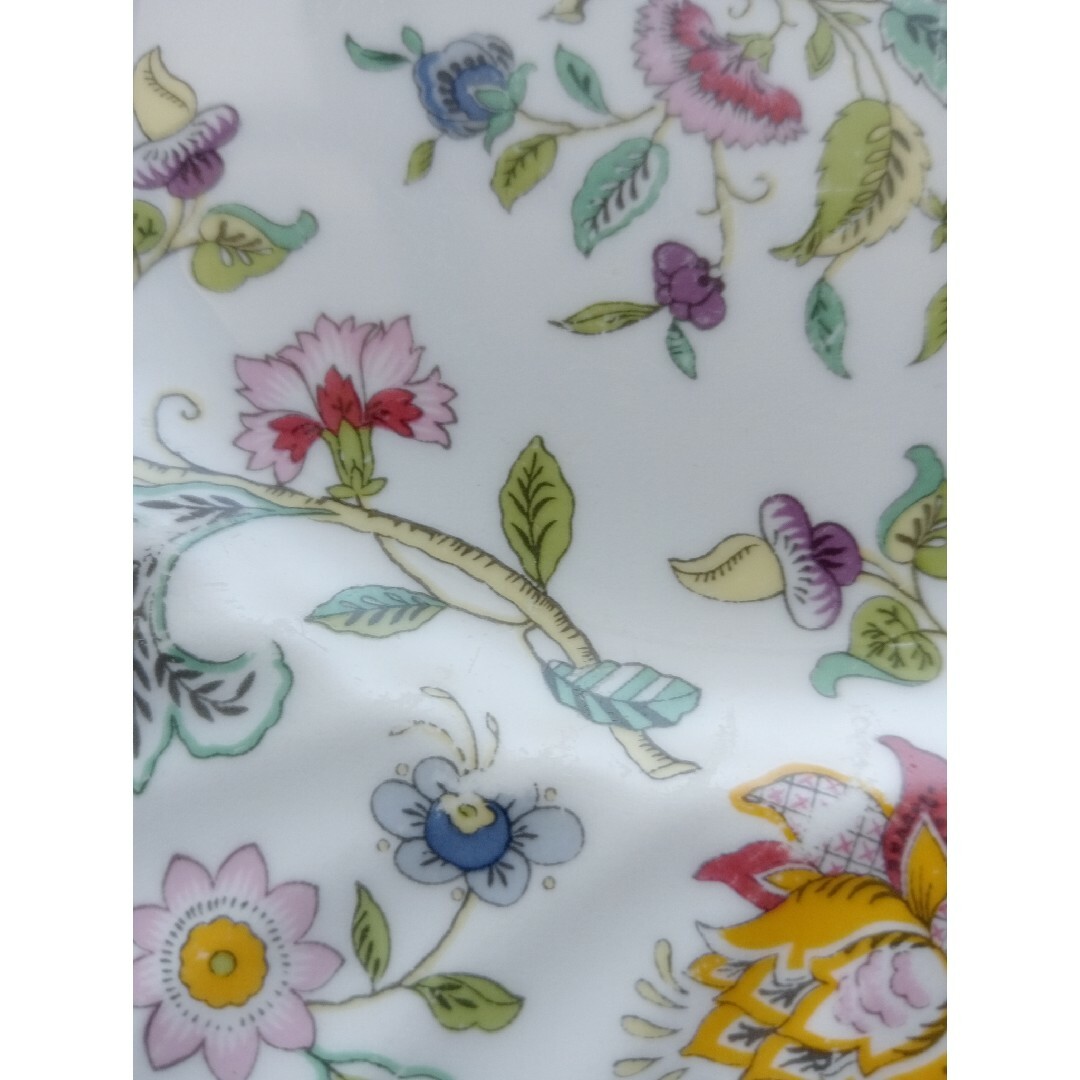 MINTON - ミントン ハドンホール グリーン 直径約20cm 植物柄 花 MINTON - ミントン ハドンホール グリーン 直径約20cm 植物柄 花