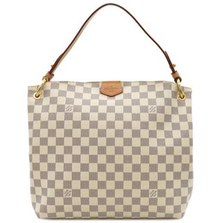 ルイヴィトン(LOUIS VUITTON)のルイヴィトン LOUIS VUITTON ショルダーバッグ グレースフルPM ダミエアズールキャンバス ダミエアズール ゴールド金具 ワンショルダー 白  N42249 MI2138 【保存袋】【中古】(ショルダーバッグ)