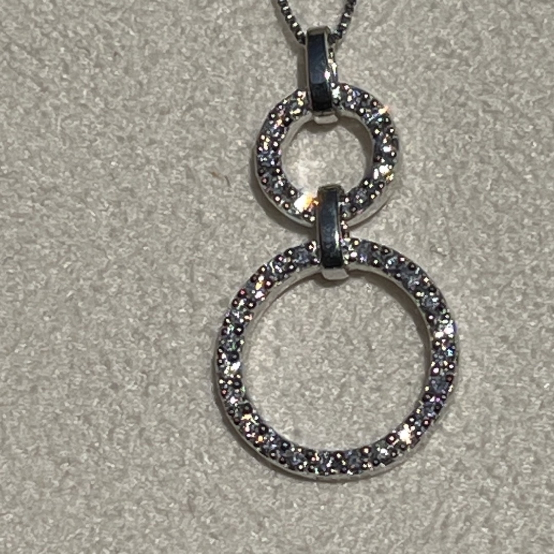 Vendome Aoyama(ヴァンドームアオヤマ)のヴァンドーム ダイヤモンドネックレス プラチナ レディースのアクセサリー(ネックレス)の商品写真
