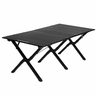 BLACKDOG(黒犬) アウトドアテーブル アルミ キャンプテーブル ロールト(テーブル/チェア)