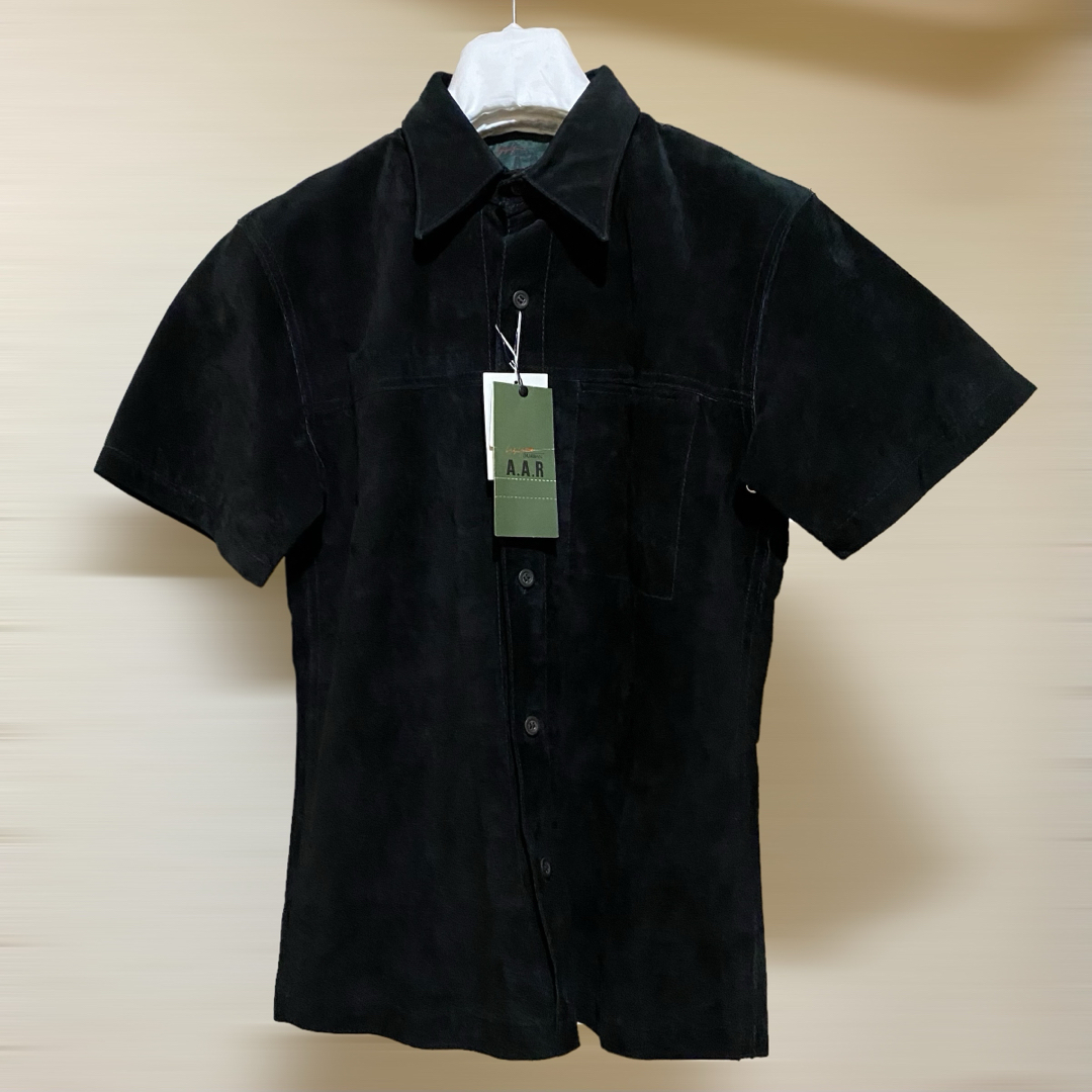 Yohji Yamamoto(ヨウジヤマモト)の希少 未使用 YOHJI YAMAMOTO DURBAN A.A.R 半袖シャツ メンズのトップス(シャツ)の商品写真